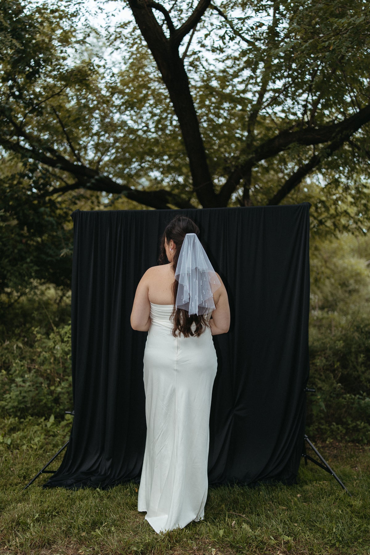 Dewdrop Shortie Veil